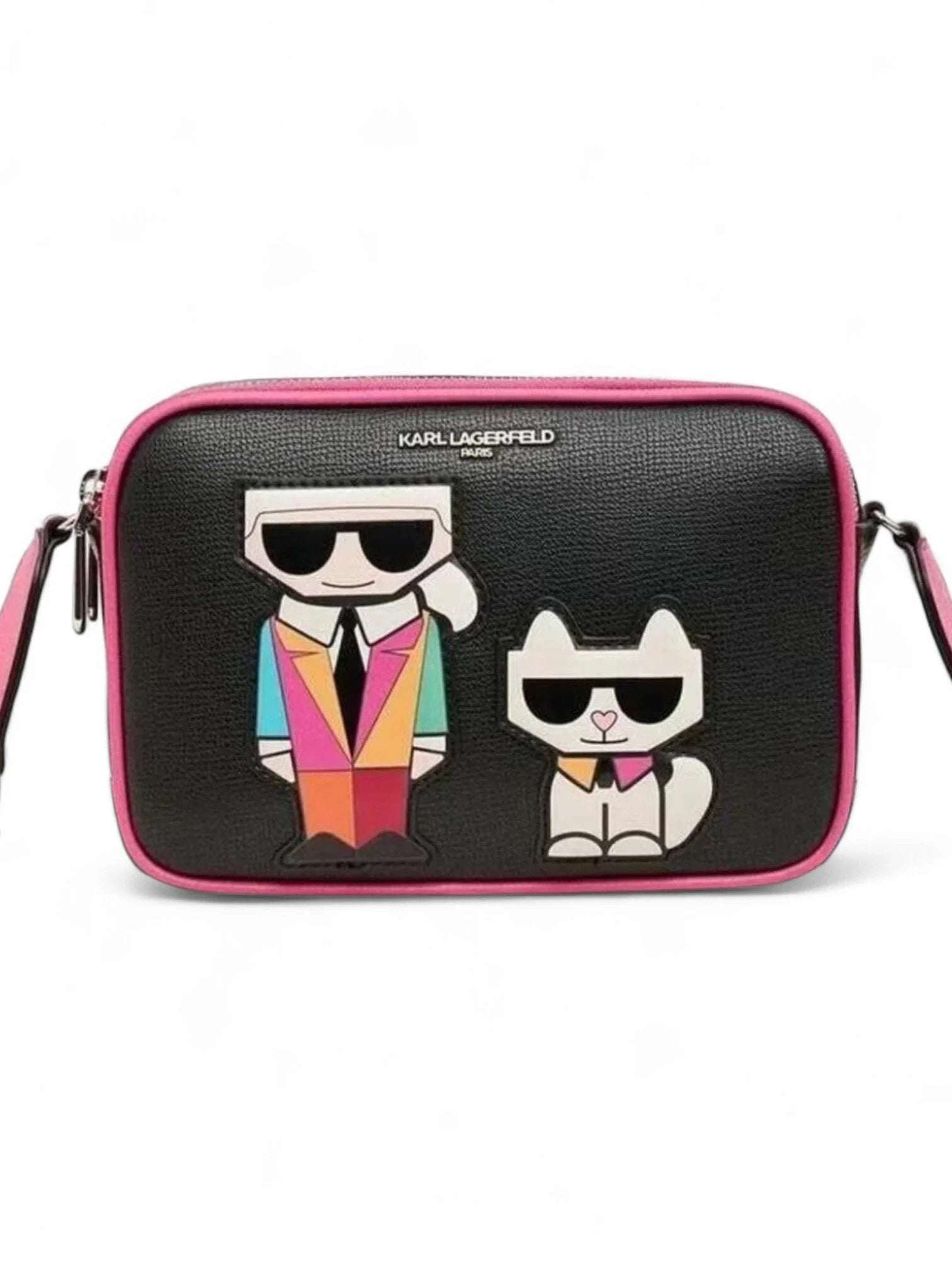KARL LAGERFELD Embellished  Maybelle Camera Crossbody Bag + Dust cover, size 24*17