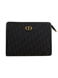 Christian Dior Clutch Oblique 30 Montaigne Pouch  + Brand Box , size 27*20