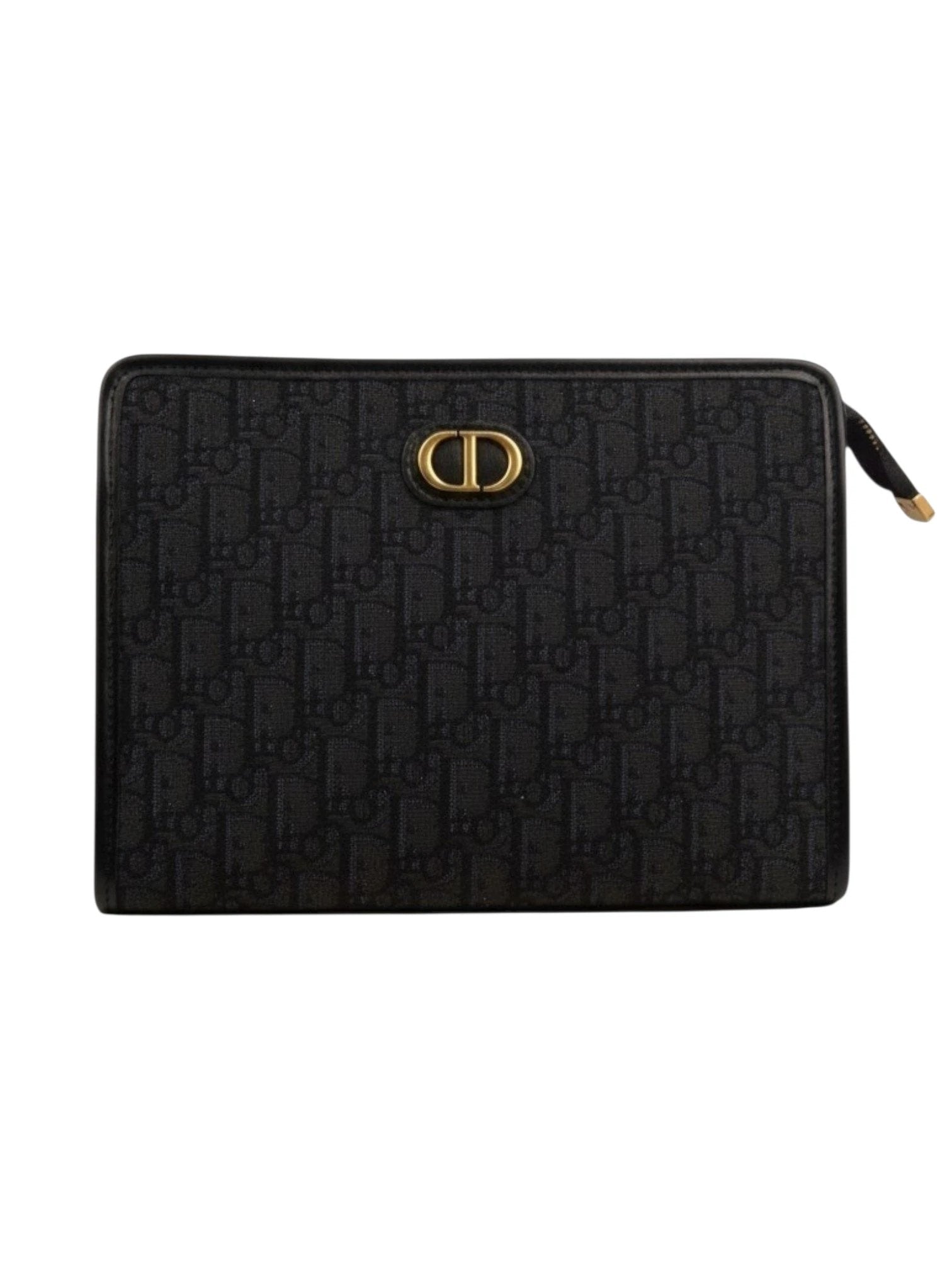 Christian Dior Clutch Oblique 30 Montaigne Pouch  + Brand Box , size 27*20
