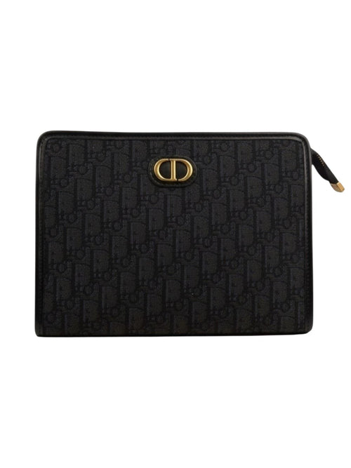 Christian Dior Clutch Oblique 30 Montaigne Pouch  + Brand Box , size 27*20
