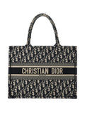 Christian Dior Medium Dior Book Tote
Ecru and Blue Dior Oblique Embroidery
, size 37*28 cm