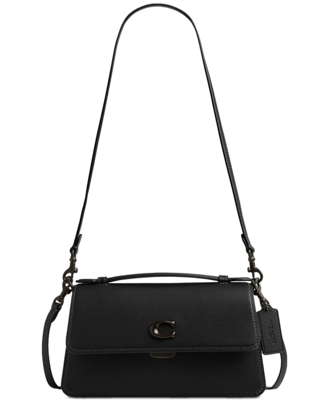 Coach Flap Crossbody Bag - Black