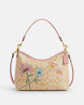 Coach Floral Hobo Bag - Pink Trim