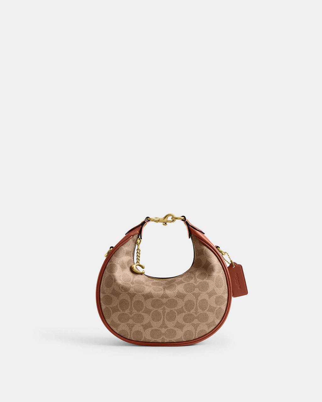 Coach Moon Bag - Tan Signature Canvas