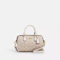 Coach Signature Mini Satchel Bag - Ivory