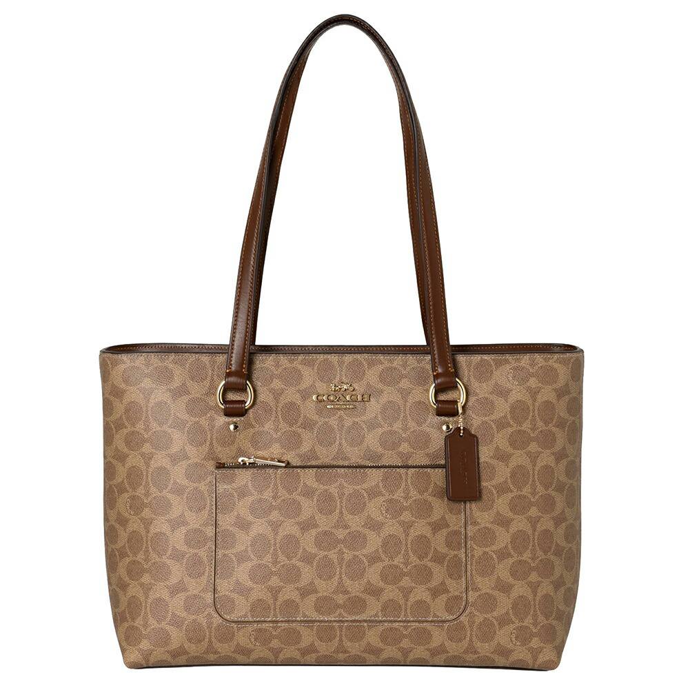 Coach Signature Tote Bag - Tan