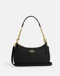 Coach Teri Shoulder Bag - Black Leather