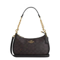 Coach Teri Shoulder Bag - Brown Signature Canvas