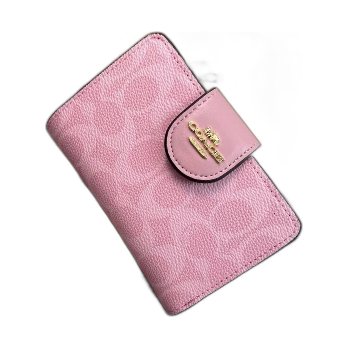 Coach Signature Snap Wallet (Blush Pink) - Coach Pink wallet (view 4)