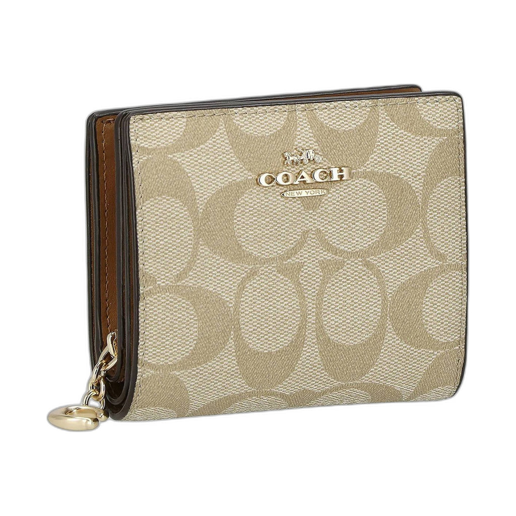 Coach Signature Wallet on Chain (Khaki) - Coach Khaki wallet (view 2)