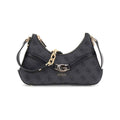 Guess Logo Print Chain Hobo Bag - Black - product photo