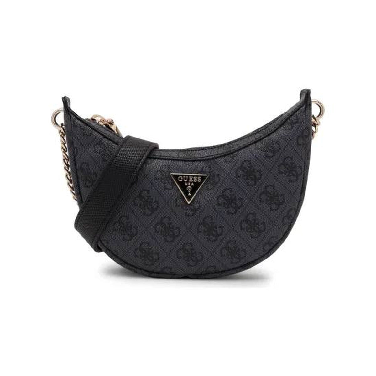 Guess Logo Print Crossbody Bag - Black - product photo