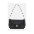 Guess Logo Print Flap Crossbody Bag - Black - product photo