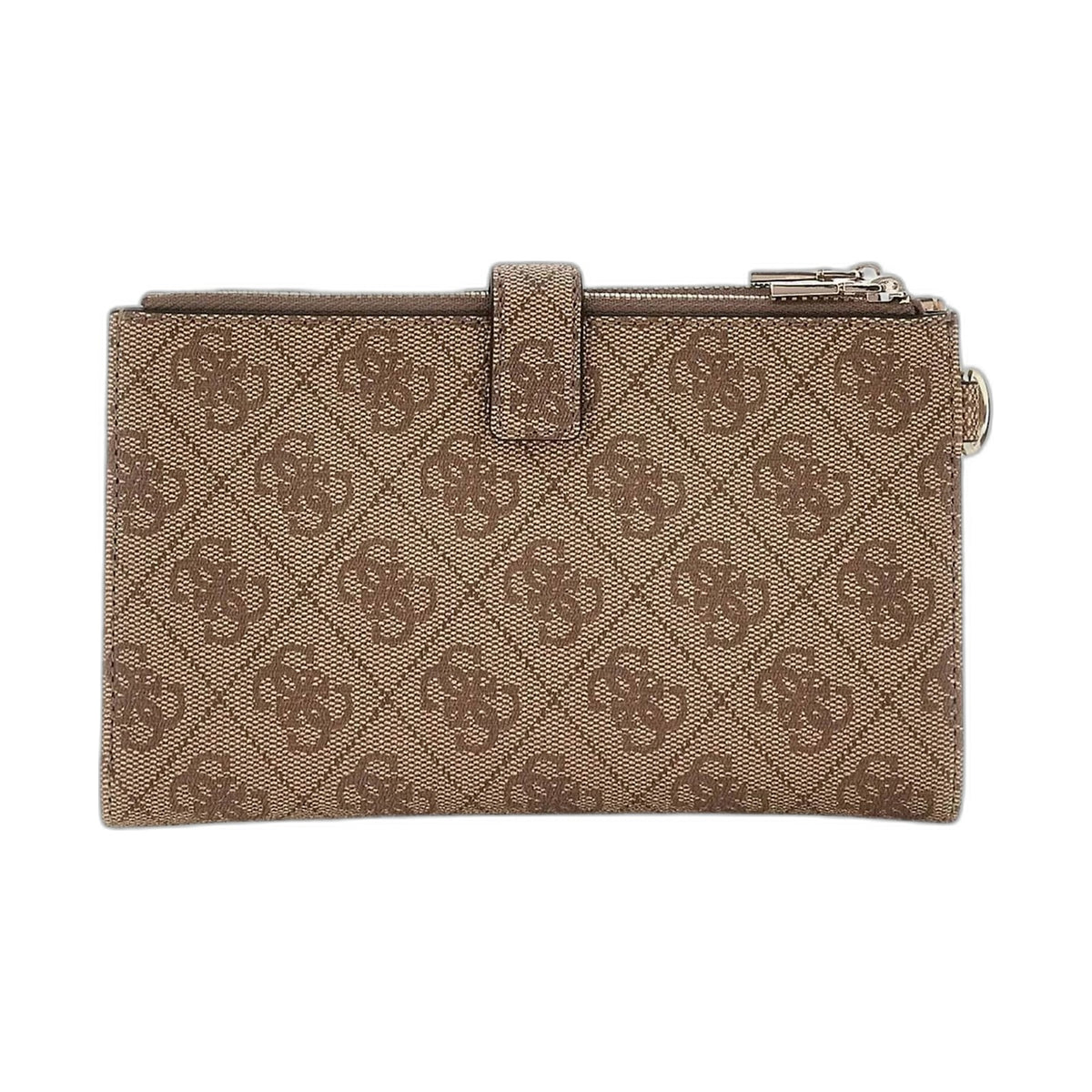GUESS Logo Wallet with Front Flap - GUESS Taupe/Khaki wallet (view 2)