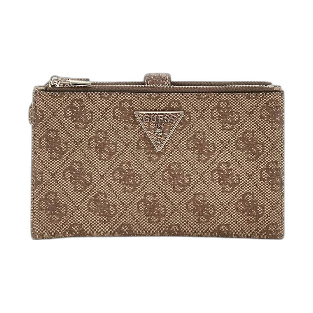 GUESS Logo Wallet with Front Flap - GUESS Taupe/Khaki wallet