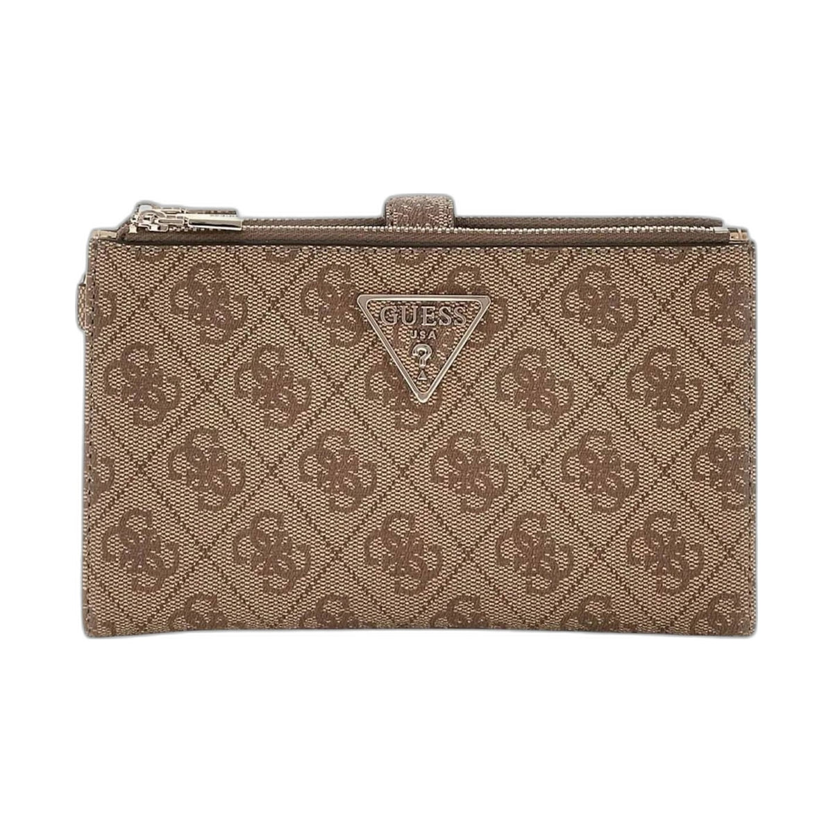 GUESS Logo Wallet with Front Flap - GUESS Taupe/Khaki wallet