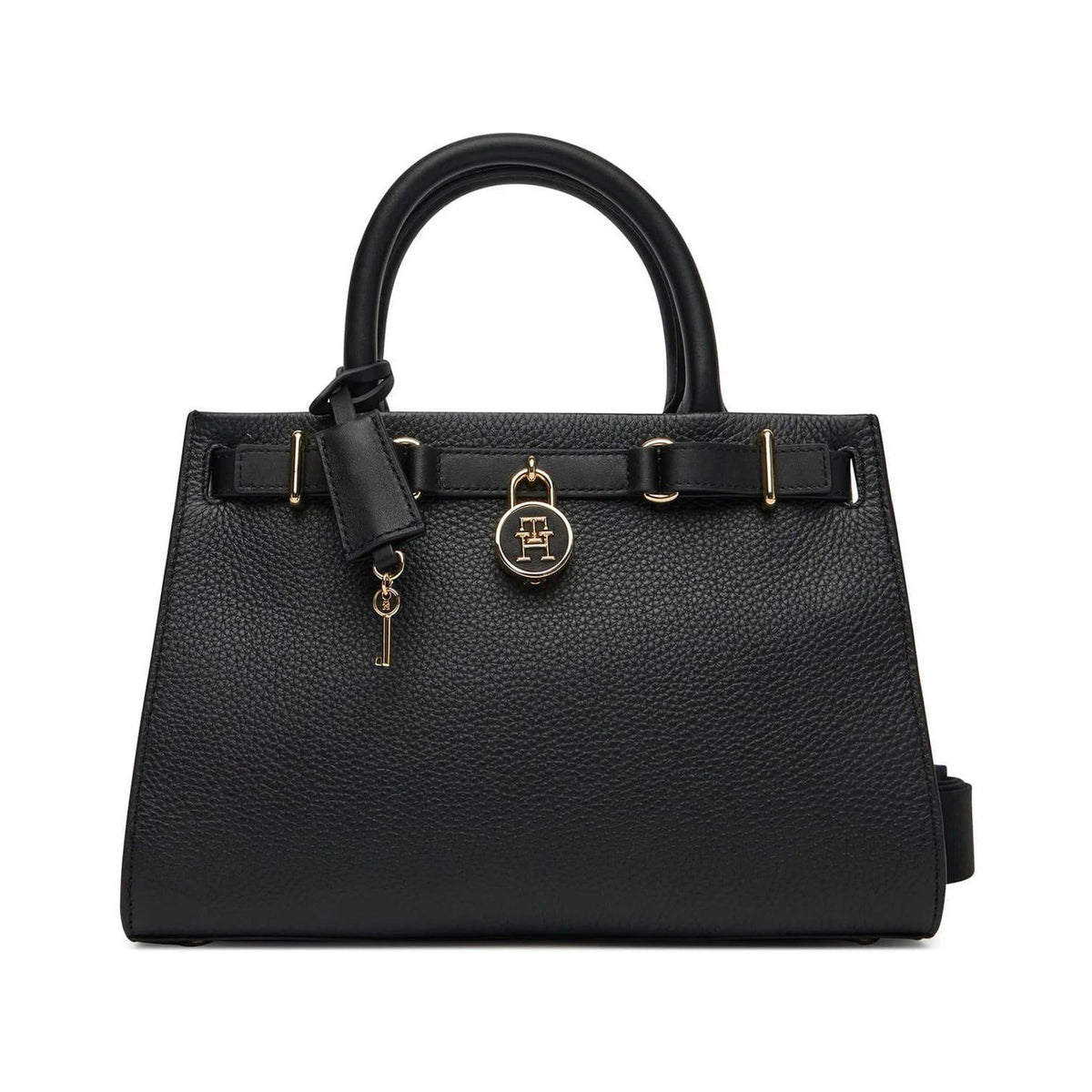 Tommy Hilfiger Belted Tote Bag - Black - product photo