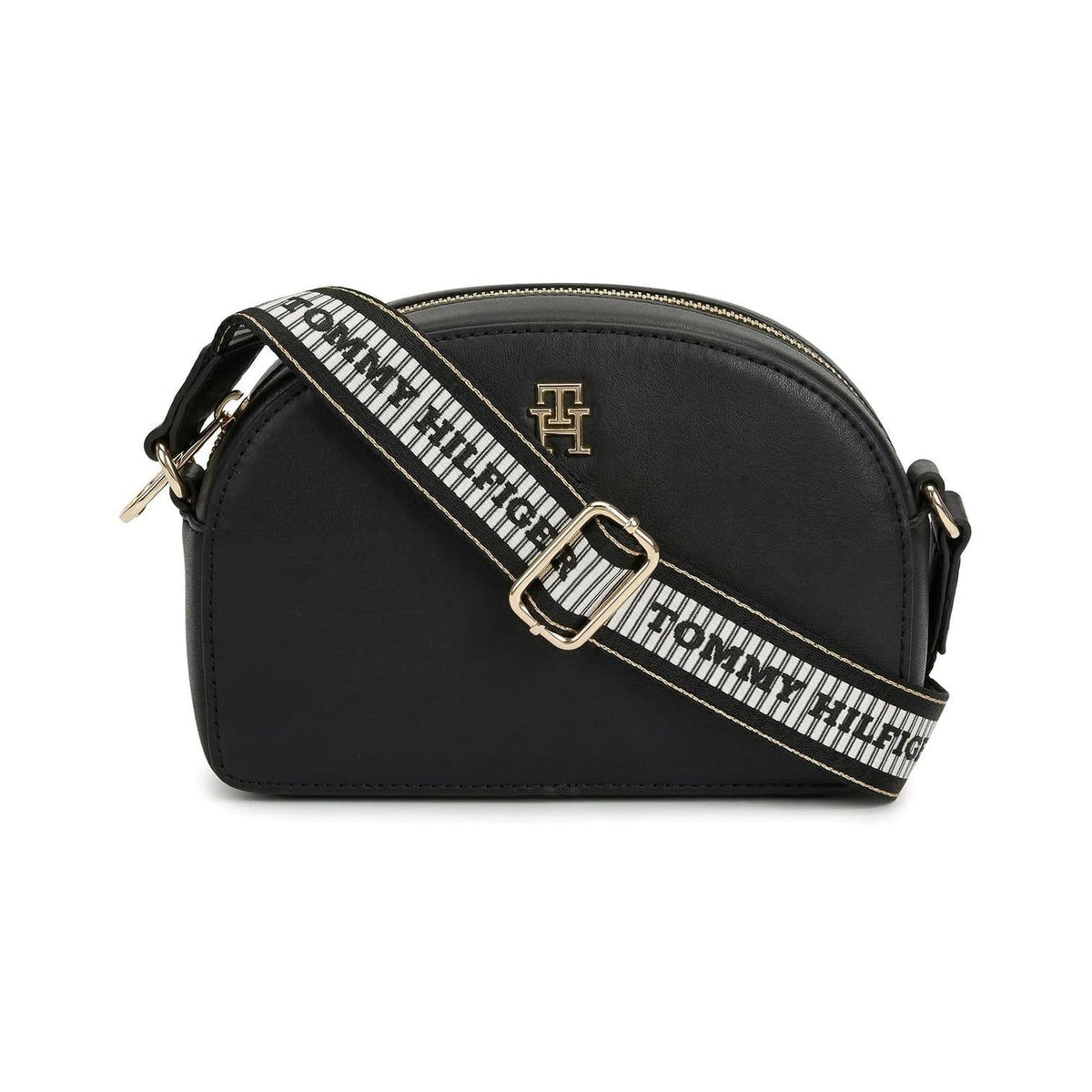 Tommy Hilfiger Crossbody Bag with Webbing Strap - Black - product photo