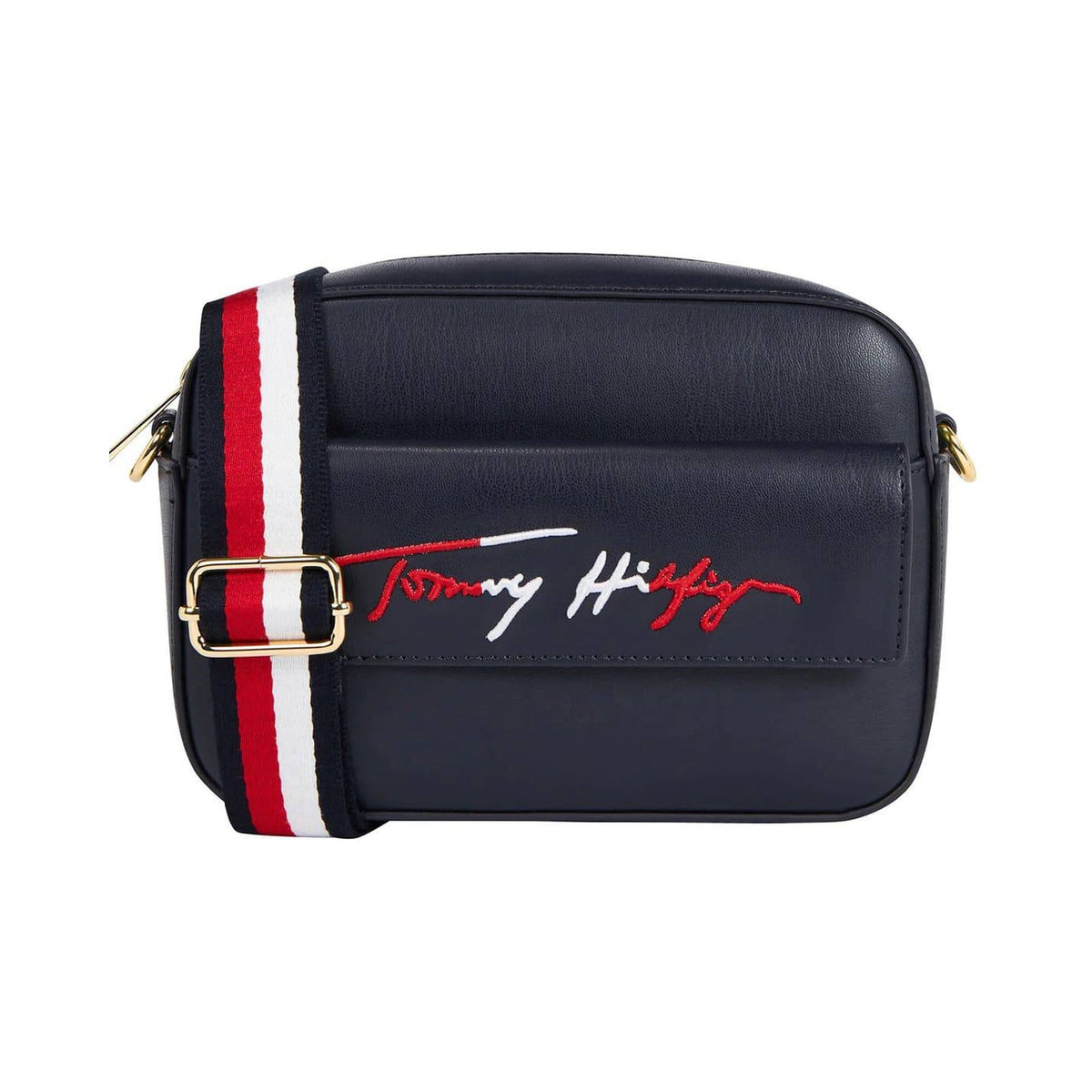 Tommy Hilfiger Script Logo Crossbody Bag - Navy - product photo