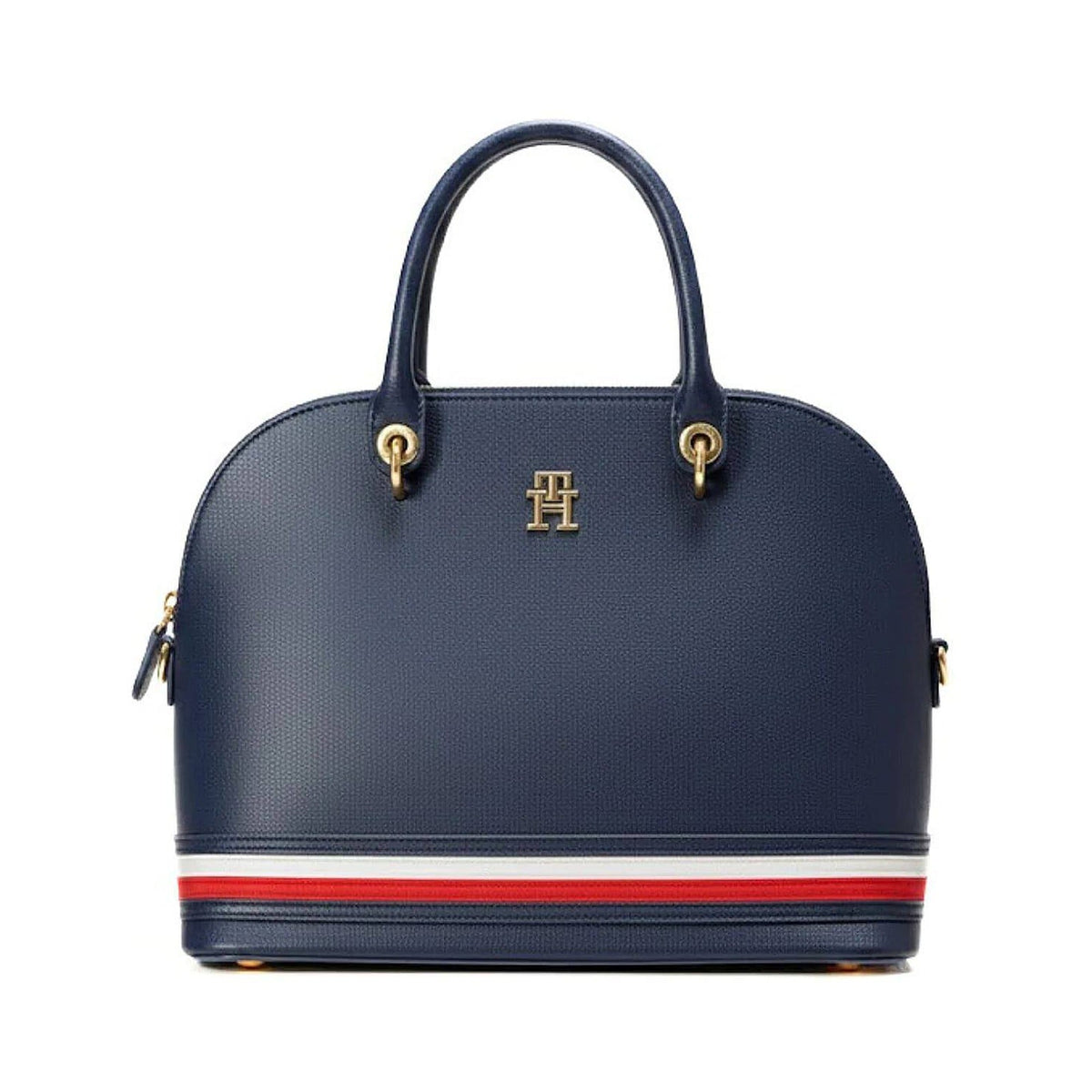 Tommy Hilfiger Stripe Bowler Bag - Navy - product photo