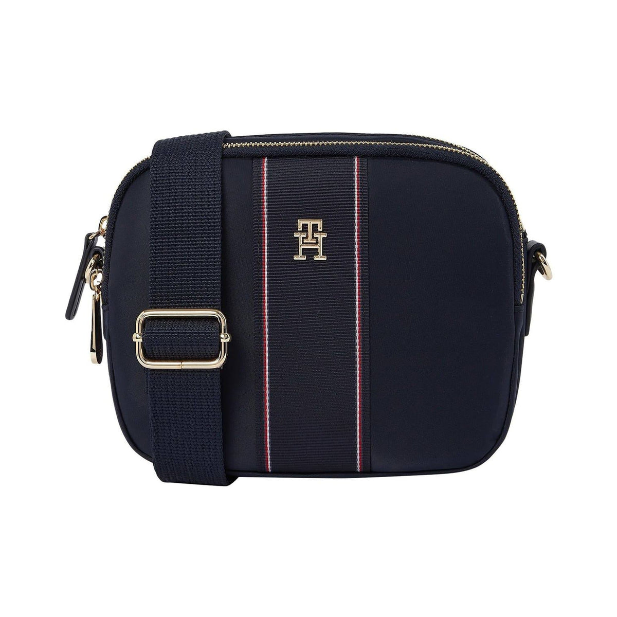 Tommy Hilfiger Stripe Camera Bag - Navy - product photo