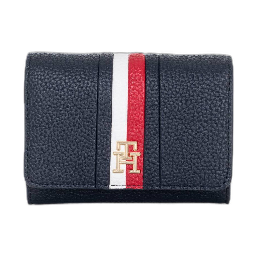Tommy Hilfiger Striped Trifold Wallet - Tommy Hilfiger Navy wallet