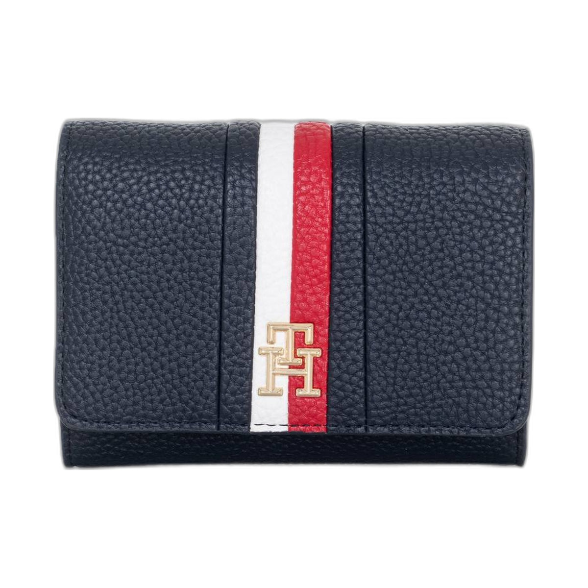 Tommy Hilfiger Striped Trifold Wallet - Tommy Hilfiger Navy wallet