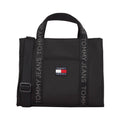 Tommy Jeans Logo Canvas Tote Bag - Black - product photo