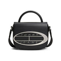 Tommy Jeans Logo Flap Crossbody Bag - Black - product photo