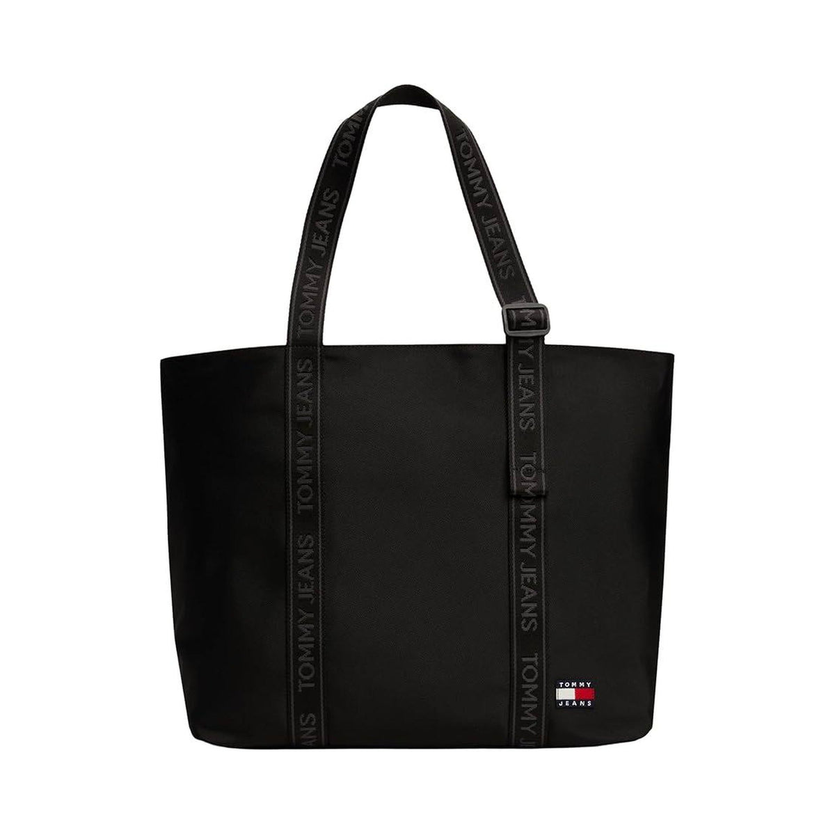 Tommy Jeans Strap Logo Tote Bag - Black - product photo