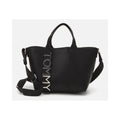 Tommy Wordmark Canvas Tote Bag - Black - product photo