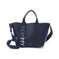Tommy Wordmark Canvas Tote Bag - Navy - product photo